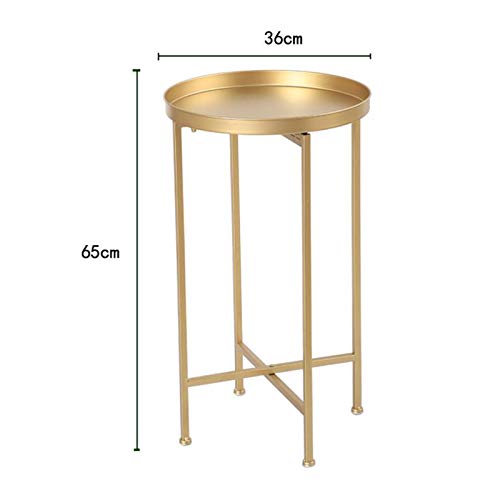 Tavolino Tavolino Piccolo In Metallo Vassoio Superiore Tavolo Angolare –  Arredi Casa