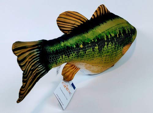 Gaby Cuscino Peluche A Forma Di Pesce Persico – 32 Cm, Realtistico E Lavabile