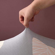 Copridivano Elasticizzato Stampa Copripoltrona Fodere Copridivani Elastico 4 Posti Sofa Mobili Protettore Copertura Divano Antiscivolo Modello foglia grigia Copridivano Elasticizzato - Arredi Casa