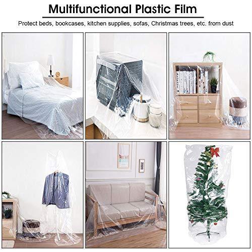 Telo Protettivo Per Mobili 300x200cm - Trasparente E Impermeabile - Anti Polvere E Macchie - Per Traslochi E Lavori - Foto 2