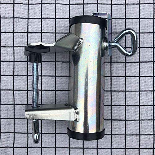 Ombrellone Da Giardino Morsetto Da Tavolo Per Ombrelloni - Supporto Regolabile Per Ringhiere Balcone E Sedie Da Spiaggia (Argento) Fissaggio Ringhiera - copertina