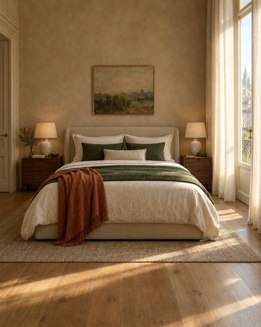Camera da letto arredato