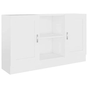vidaXL Credenza Bianca 120x30,5x70 cm in Legno Multistrato