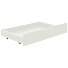 vidaXL Giroletto con 2 Cassetti Bianco in Pino Massello 90x200 cm