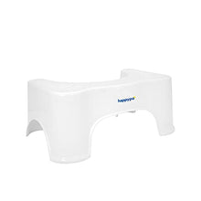 HappyPo l'Originale Sgabello Bagno Conosciuto dalla TV | Panchetto Bagno per un Sollievo Delicato e più Rapido | Rialzo WC per Bambini e Adulti per Posizione di Seduta Raccomandata dai Professionisti