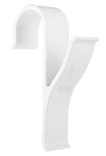 Gancio Rotondo per Termosifone - 6 pezzi di Appendini per Termoarredo (Bianco), 4 pezzi di Ganci Adesivi per Asciugamani in Acciaio Inossidabile - Riordina Il Tuo Bagno Handy Picks (6+4, Bianco Perla)