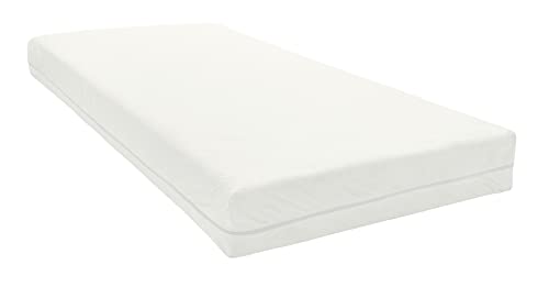 Tauro 24628 materassi 180 x 200 cm Federa Integrale, Materasso Altezza 20 cm antiacaro, Fibra compatta Struttura in atossica - priva di Sostanze nocive