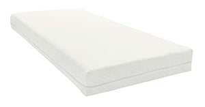 Tauro 24628 materassi 180 x 200 cm Federa Integrale, Materasso Altezza 20 cm antiacaro, Fibra compatta Struttura in atossica - priva di Sostanze nocive