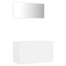 vidaXL Set Mobili da Bagno 2 pz Rovere Sonoma in Truciolato