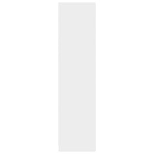 Cikonielf Armadio Aperto Camera da Letto con 2 Cassetti 1 Ampio Scomparto con Asta per Appendere i Vestiti 100 x 50 x 200 cm Bianco lucido