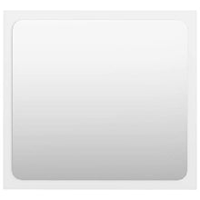 vidaXL Set Mobili da Bagno 2 pz Bianco Lucido in Truciolato