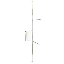 Gelco 705411 Axial portasciugamani telescopico Metallo Cromato 50 x 2 x 3 cm