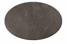 Milani Home s.r.l.s. Piano per Tavolo Moderno A Colonna da Assemblare Ideale per Bar E Ristoranti, Cm Diametro: 80x10 H
