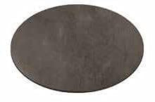 Milani Home s.r.l.s. Piano per Tavolo Moderno A Colonna da Assemblare Ideale per Bar E Ristoranti, Cm Diametro: 70x10 H