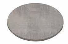 Milani Home s.r.l.s. Piano per Tavolo Moderno A Colonna da Assemblare Ideale per Bar E Ristoranti, Cm Diametro: 70x18 H