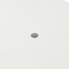 vidaXL Tavolo da Giardino 126x76x72 cm in Plastica Antracite Tavolino Tavola