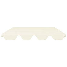 Oushome Baldacchino per Dondolo Giardino Crema 226x186 cm 270 g/m2