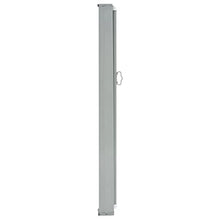 vidaXL Tenda da Sole Laterale Retrattile per Patio Privacy Automatica Schermo Parasole Frangivento 80x300 cm in Tessuto PU Nero Telaio in Ferro
