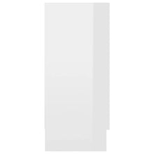 vidaXL Credenza Bianco Lucido 120x30,5x70 cm in Truciolato