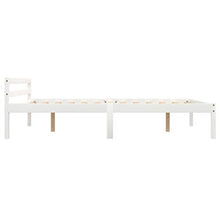 SKM Giroletto con 4 Cassetti Bianco in Massello di Pino 140x200 cm (40.1kg)