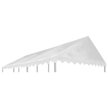 Festnight Tetto di Ricambio per Gazebo da Giardino, Copertura Superiore per Gazebo, Ricambio Copertura Gazebo in PVC 500 g/m² Bianco 6x4 m