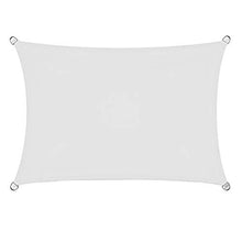 BEDSETS Tende da Sole per Esterno, Vela Ombreggiante,Protezione Raggi UV Vela Tenda, Impermeabile e Resistente, Tenda a Vela per Giardino Balcone Terrazza (2X5m,Bianca)