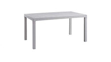 BICA 9094 Houston Tavolo, White, 150x92x9 cm, Bianco, 150x90x74 cm