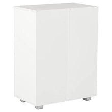 vidaXL Credenza con Finitura Lucida Pratica Raffinata Moderna Accattivante Spaziosa Durevole Funzionale Madia Buffet Vetrina Bianca in Truciolato