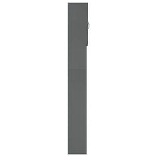 Festnight Mobile per Lavatrice, Mobiletto per Bagnoin Truciolato Grigio 64x25,5x190 cm