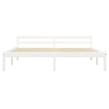 SKM Giroletto con 2 Cassetti Bianco in Massello di Pino 180x200 cm (33.43kg)