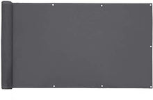 HENG FENG 90 x 600cm Frangivista e Telo Frangivento per Balconi PES 160 g/m² Protezione Acqua Resistente al Vento per Patio Giardino Antracite