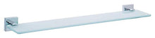 Mensola per specchio tesa Ekkro, metallo cromato lucido, autoadesiva, tecnologia di montaggio adesiva, 50mm x 600mm x 120mm