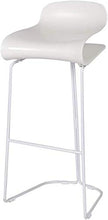 ZCY Mobili per Soggiorno Sgabelli Sedia da Bar nordica Sedia da Cucina per la casa Sgabello Staffa in Metallo Design Bianco (Altezza Seduta: 55/65 / 75 cm) (Dimensioni: Altezza Seduta