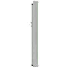 vidaXL Tenda da Sole Laterale Retrattile per Patio Privacy Automatica Schermo Parasole Frangivento 120x500 cm in Tessuto PU Blu Telaio in Ferro