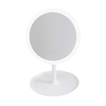 RWX Specchio per Il Trucco A LED Ricaricabile con Luce, Illuminazione A 3 Colori, Specchio per Vanità A Vento, per Camera da Letto, Bagno, Specchio Trucco Dormitorio