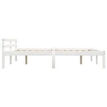 Lasamot Struttura Letto in Legno massello di Pino Bianco, giroletto per Camera da Letto Famiglia Pratico giroletto in Stile Moderno 206 x 166 x 60 cm (Lunghezza x Larghezza x Altezza) con 4 cassetti