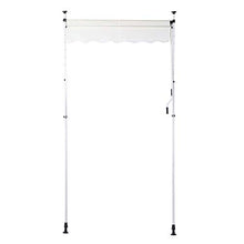 Tenda da Sole Laterale Retrattile,Tenda Laterale da Esterni per Privacy Impermeabile con Altezza Regolabile Protezione Raggi UV Vela Tende a Scorrimento 3.0x1.2M per Giardini,Balconi(beiga)