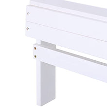 Outsunny Sedia da Giardino Adirondack in Legno Bianco, con Porta Bicchieri, Impermeabile e Anti-Muffa, 97x72.39x92.71cm