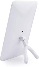 HMMN Specchio per vanità Illuminato a LED, Specchio cosmetico Rotazione a 180 ° con Schermo Touch Screen (203x135x30mm)