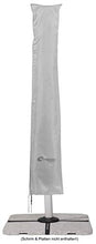 Fodera protettiva Schneider per ombrellone a braccio laterale, grigio argento, fino a 400 cm Ø & 300x300 cm
