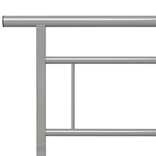 vidaXL Giroletto Grigio in Metallo 140x200 cm