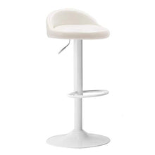 IG Moderno Casual Seggiolone Sgabello da Bar Sgabello Colazione Cucina Seggiolone Regolabile Sgabelli Girevoli Regolabili con Poggiapiedi in Acciaio Inox Base con Poggiapiedi in Acciaio Inox e Ecopel