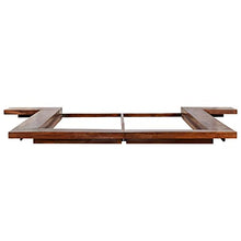 vidaXL Legno Massello Sheesham Letto Futon Stile Giapponese 1,6x2 m Giroletto