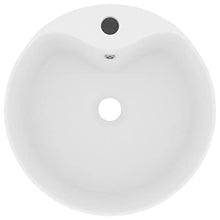 vidaXL Lavandino con Troppopieno Lavello per Bagno Lavabo per Toilette Sanitari Prodotti per Bagno Vaschetta Bianco Opaco 36x13 cm in Ceramica