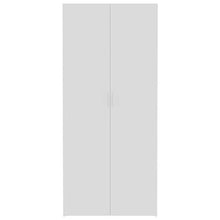 FAMIROSA Armadietto Bianco Lucido 80x35,5x180 cm in Truciolato