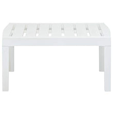 Lechnical Tavolino da Esterno Tavolino Basso da Giardino con Balcone Tavoli da Cucina Plastica Tavolo da Pranzo Salone mobili per Ufficio Bianco 78x55x38 cm
