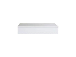 Home Supplies Lavello in ceramica per lavabo a mano, dal design moderno, bianco lucido, per lavabo, guardaroba, per bagno, bagno, bagno, bagno, mobiletto (mensola)