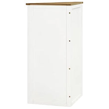 vidaXL Legno Massello di Rovere Armadietto ad Angolo Mobiletto Angolare Credenza Bassa Armadio Portaoggetti Mobili Arredo 59x36x100 cm