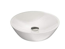 Aqua Bagno KR-45 Lavabo soprapiano, lavabo in ceramica, lavabo rotondo 45 cm, lavabo