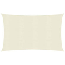 vidaXL Vela Parasole 160 g/m² Crema 6x7 m in HDPE